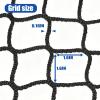 Safety Net Kids Pet Balcony Protection Rope Net Stair Safety Netting for Railings Playground Safety Net Golf Practice Net Baseball Nets for Batting Knotless Polyester Sports Netting5x10FT view 2