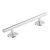 Simhoa Professional Fingerboard Rail, 20cm Skateboard Obstacle Rod with Stable Base, Mini Fingerboard Deck Fingerboard Ramp, Party Favor, Skatepark Accessory for Fingerboard Players, Round Silver view 4