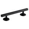 Simhoa Professional Fingerboard Rail, 20cm Skateboard Obstacle Rod with Stable Base, Mini Fingerboard Deck Fingerboard Ramp, Party Favor, Skatepark Accessory for Fingerboard Players, Square Black view 4