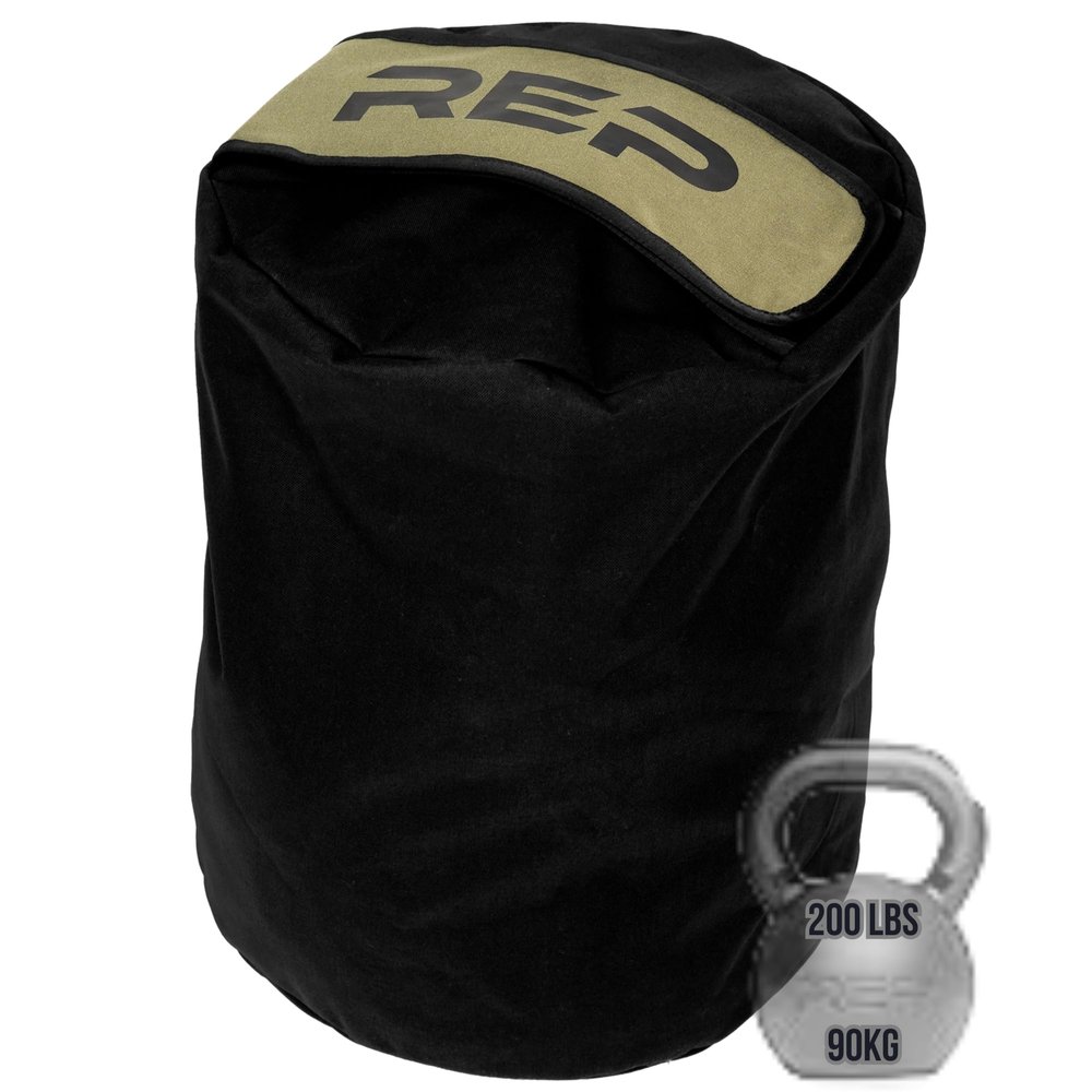 REP Fitness Stone Sandbag Trainer | Strongman Workout Equipment | Heavy Duty Strength Gear | 200 lb 90 kg Weighted Bag | Home Gym Accessories | Functional Fitness Tool | Unfilled Weight Sack