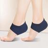 2 Pairs Elastic Heel Sleeve Foot Protector for Dry Heels Blue view 3