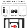 Swimming Pool Basketball Hoop,Adjustable Poolside Basketball Goal with 2 Balls & Inflator Outdoor for Youth Teens Adults view 2