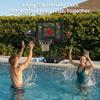 Swimming Pool Basketball Hoop,Adjustable Poolside Basketball Goal with 2 Balls & Inflator Outdoor for Youth Teens Adults view 3