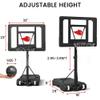 Swimming Pool Basketball Hoop,Adjustable Poolside Basketball Goal with 2 Balls & Inflator Outdoor for Youth Teens Adults view 4