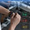 Pedometer Watch No APP/Phone Required, 1.85" Display Fitness Tracker Watch with Pedometer, Calories & Step Counter, Waterproof Smart Watches with Heart Rate Monitor, Sleep Tracking for Women Men view 3