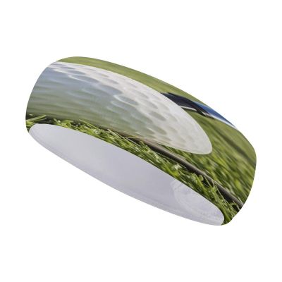 FekiLoot Golf Ball Headbands Elastic Stretch Workout Sport Head Band Soft Cloth Sweat-Absorbing Colourful Athletic Hairband for Yoga Running And Gym Hair Bands