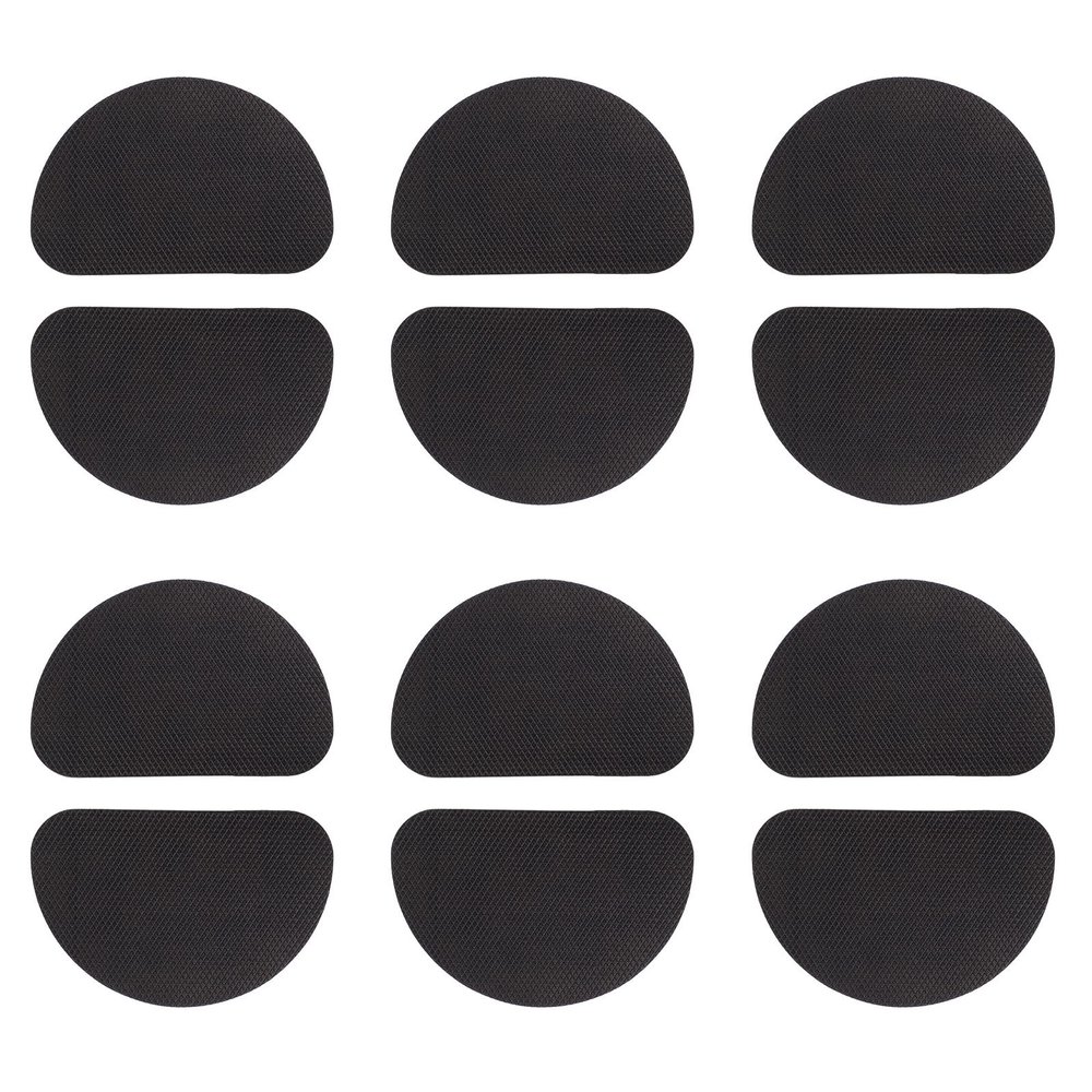 12 Pairs Rubber Shoe Pads Non Slip Sole Stickers for Boots