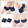 2 Pairs Reusable Heel Protector Socks for Cracked Heels Support view 3