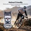Quuztao 3PCS 3D Cat Ski Mask, Funny Animal Sheisty Breathable Mask for Party Festivals Skiing Riding & Outdoor Orange/Black view 2