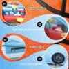 Tryset Inflatable Basketball Hoop with Built-in Blower, 9.8x9.8x9.8FT Quick-Inflate Carnival Game, Portable Basketball Shot with 4 Balls & 5 Hoops, Outdoor Indoor Backyard Party Games for Kids Adults view 4