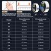 Ring Health Tracker for Women Men, Fitness Ring with Heart Rate,Blood Oxygen,Sleep Monitor,Calories, Step Counter, IP68 Waterproof Smart Ring for iPhone & Android, No Subscription Fee (Silver, 7#) view 2
