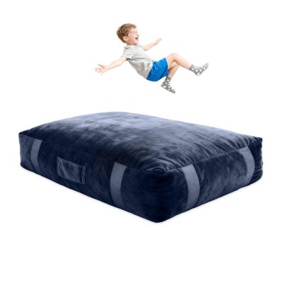 GYMMALL Crash Sensory Pad, 4'x3' Pads for Kids Sensory with Extra 5cm EPE Mat for Enhanced Safety, Soft Foam Blocks with Washable Cover, Crash Mat for Autistic Children, Toddlers, Gymnastics & Therapy