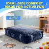 GYMMALL Crash Sensory Pad, 4'x3' Pads for Kids Sensory with Extra 5cm EPE Mat for Enhanced Safety, Soft Foam Blocks with Washable Cover, Crash Mat for Autistic Children, Toddlers, Gymnastics & Therapy view 4