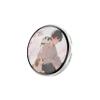 KAKAHOUS Anime Digital Badge Pin, Smart E-Badge with 1.7-inch HD Pixel Screen, Bluetooth-Enabled, Customizable GIFs & Images, Lightweight Cyberpin for Anime Fans, White view 1
