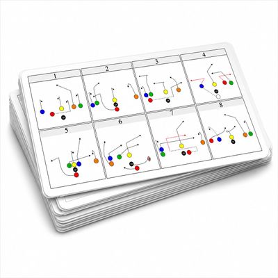 WBI Flag Football Plays Cards - 6v6