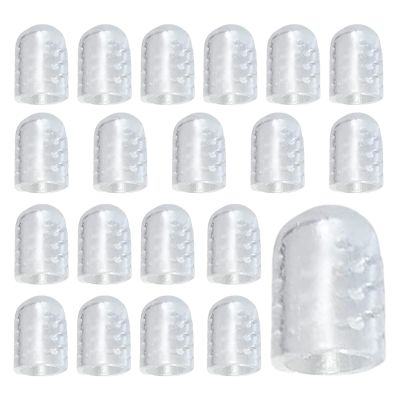 Toe Covers Silicone Silicone Protective 20 Pieces Clear Women Men