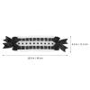 ABOOFAN Lolita Lace Headband with Star Pattern, Black Gothic Lolita Hairband for Women, Cosplay Hair Accessory with Hidden Clip, Party and Daily Wear view 2