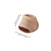 Heel Covers for Shoes, 2 Pairs White Gel Open Socks for Women view 2