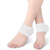 Heel Covers for Shoes, 2 Pairs White Gel Open Socks for Women view 4