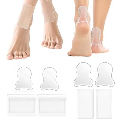 4 Pcs Hockey Ankle Gel Pads Skate Gel Pads Soft Silicone Ankle Protector Pads for Ice Skating Hockey Ski Boots Inline Roller Skates Friction Relief Skate Accessories (Fish Style,Rectangular)