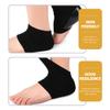 Xmas 2 Pairs Silicone Heel Protectors Toeless Cotton Heel Socks view 3