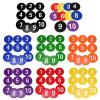 Bingche 10pcs Numbered Floor Spots Markers Soccer Flat Sign Discs Football Nonslip Floor Marker(Black) view 2