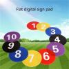Bingche 10pcs Numbered Floor Spots Markers Soccer Flat Sign Discs Football Nonslip Floor Marker(Black) view 4