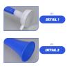 Homoyoyo 8 Pack Collapsible Stadium Horns, 24 Inch Vuvuzela Plastic Trumpets, Loud Blow Horn Noisemakers for Graduation, Sporting Events, Football Games, Soccer Parties, Blue view 4