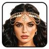 JEAIRTS Egyptian Headpiece Gold Cleopatra Snake Hair Jewelry for Women view 1