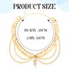 JEAIRTS Egyptian Headpiece Gold Cleopatra Snake Hair Jewelry for Women view 4