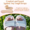 Cutecrop 6 Pairs Sandal Strap Cushion Strips Shoe Strap Cushion,Light Color view 3