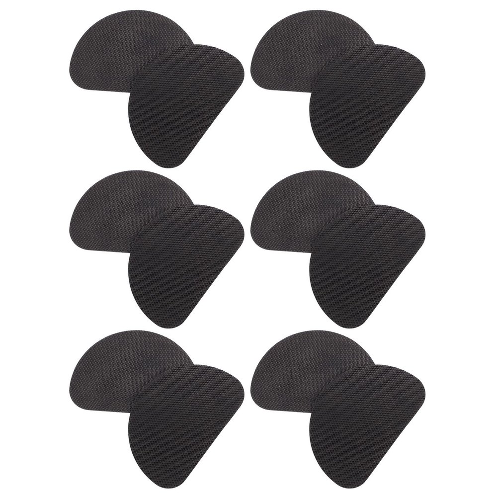 12 Pairs Anti-Slip Rubber Sole Pads, Wear-Resistant Shoe Stickers
