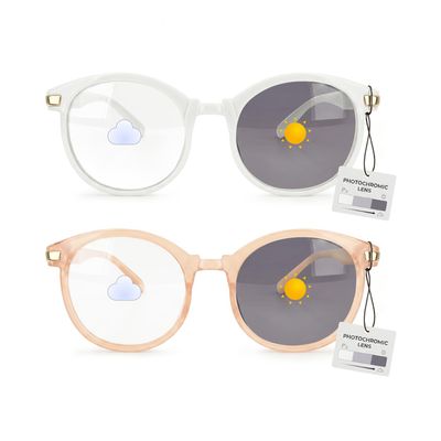 Kids Sunglasses,Light Fashion Photochromic lense, Toddler Sunglasses 2 Pair
