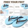 5 Pairs Thong Sandal Toe Protectors, Flip Flop Toe Cushion for Daily Wear, Protective Pads for Extended Outdoor Activities and Foot Sensitivity view 3