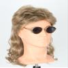 LeMarnia Mens Mullet Wig, 70s 80s Retro Wavy Curly Wig, Blonde Brown Synthetic Costume Wig for Halloween, Theme Party & Cosplay view 2