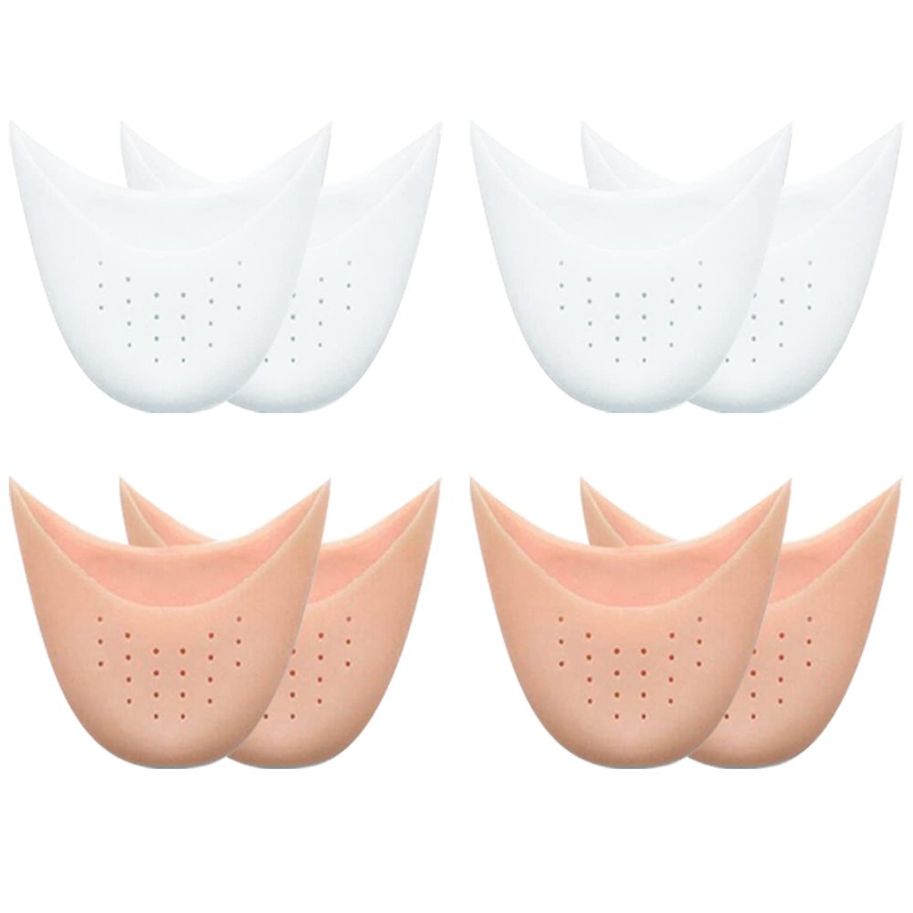 Silicone Gel Toe Covers,4 Pairs Breathable Hole Toe Protectors