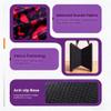 GINMAON 6/8 FT Floor Balance Beam, Folding Balance Beam with Carry Handles, Anti-Slip Base Gymnastics Beam for Kids Beginners Professional, Portable Balance Training Beam for Home Dance Fitness Physical Therapy, Pink Purple (PinkPurple, 6 FT) view 3