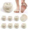 8 Pcs Lambs Wool for Feet, Soft Lambs wool for Toes, Separators Cushion view 2