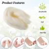 8 Pcs Lambs Wool for Feet, Soft Lambs wool for Toes, Separators Cushion view 4
