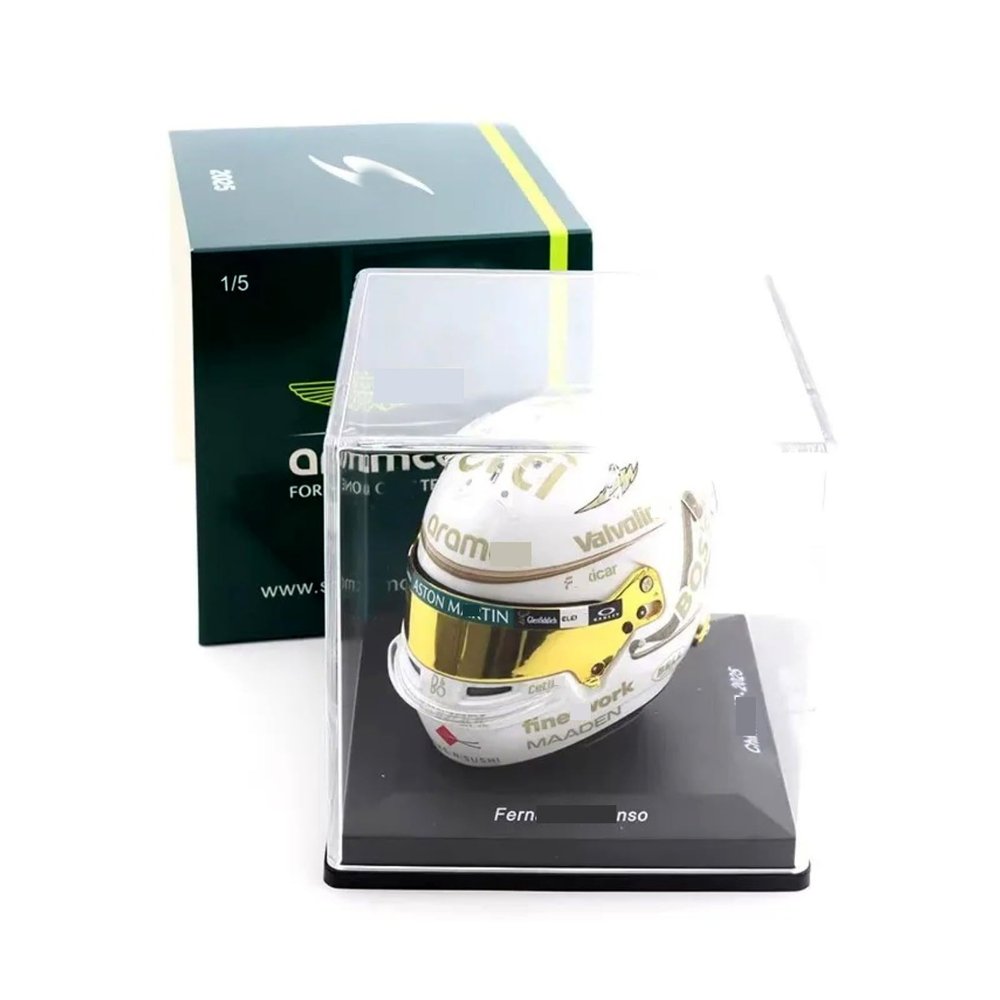 HTLNUZD 2025 1/5 F1 AMR25 Mini Helmet Chinese GP Resin Model Custom