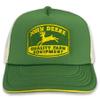 John Deere Embroidered Logo Mesh Back Foam Trucker Hat One-Size view 2
