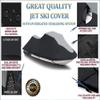SBU Super Heavy-Duty Top of The Line Jetski Cover Compatible for Yamaha VX 2005-2009 Watercraft PWC Cover Black/Grey view 2