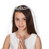 Giftware by Roman Inc., Sacraments, First Communion Veil, 26"L HANNAH RHINESTONE TIARA ,Religious, Inspirational, Durable (26x5x2) view 1