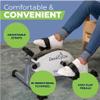 DeskCycle Under Desk Bike Pedal Exerciser with Standard Height - Stationary Bikes for Home & Office (White) view 3