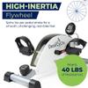 DeskCycle Under Desk Bike Pedal Exerciser with Standard Height - Stationary Bikes for Home & Office (White) view 4