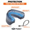 Shock Doctor Braces Football Mouth Guard, Upper and Lower Teeth. Convertible, Ultra Double Protection, Comfortable and Durable Mouthguard. view 3