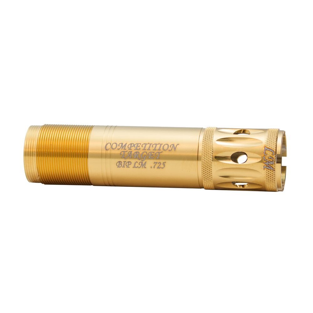 Carlson's Choke Tubes 12 Gauge for Browning Invector Plus [ Light Modified | 0.725 Diameter ] Stainless Steel | Gold Competition Target Ported Sporting Clays Choke Tube | Made in USA