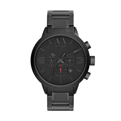 Armani Exchange A|X Men's Chronograph Black Stainless Steel Watch (Model: AX1277)