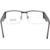 Tuscany Men's Eyeglasses 536 05 Gunmetal Half Rim Optical Frame 52mm view 4