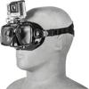 OCTOMASK - Scuba Mask w/Mount for All GoPro Hero Cameras for Scuba Diving, Snorkeling, Freediving (Black) view 4